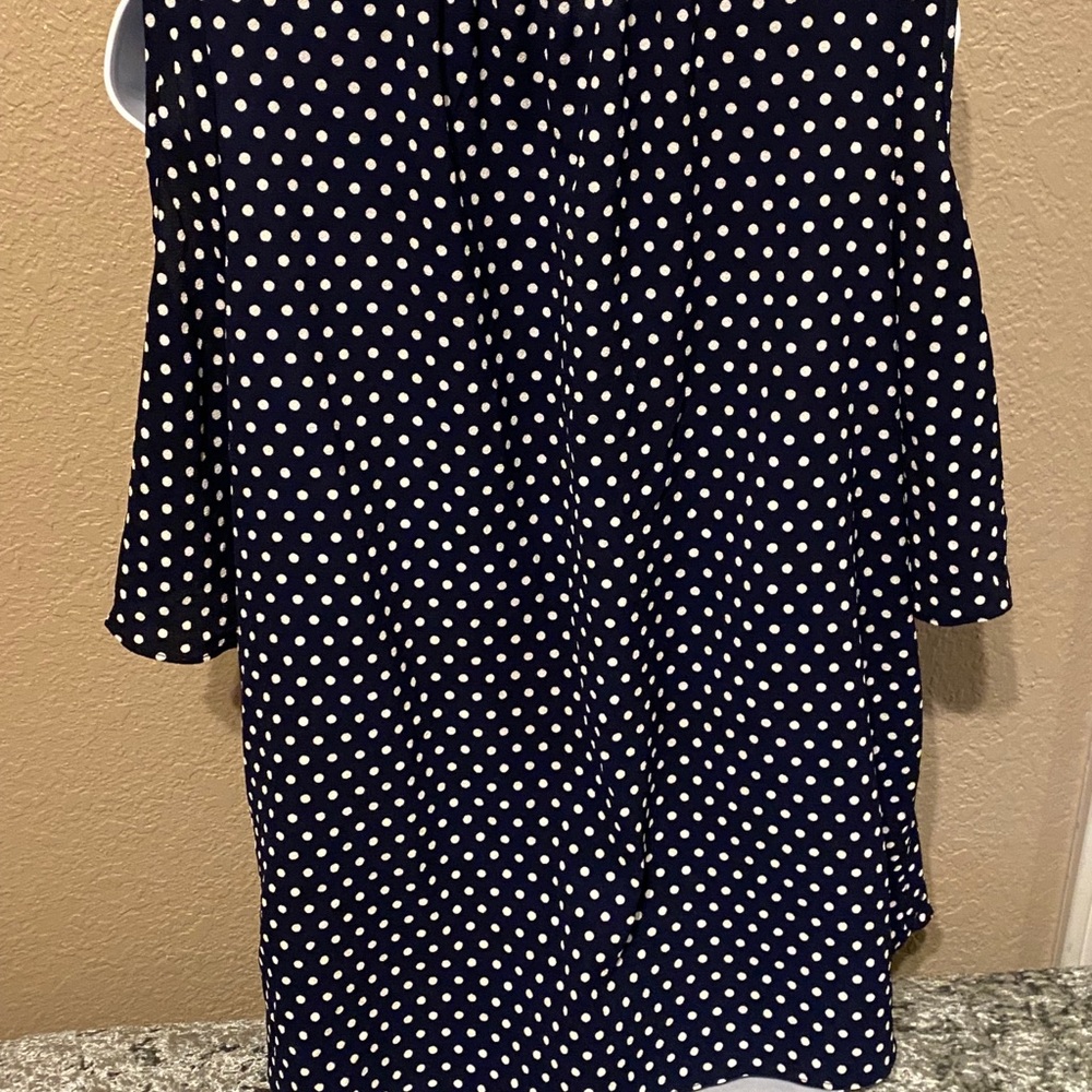 Michael Kors polka  dot print crêpe blouse - Picture 7 of 12